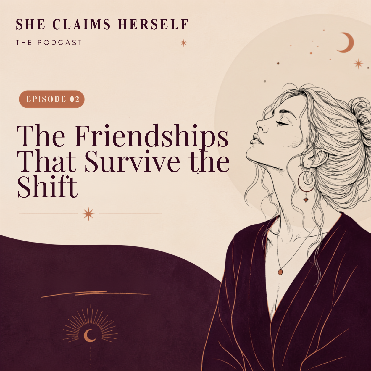 Listen in on the podcast where I talk about the friendships that survive the shift.