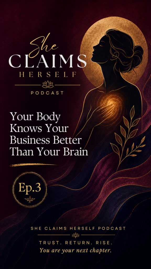 Your body may know your business better than your brain. Explore nervous system signals, intuition, self-trust, and better business decisions.